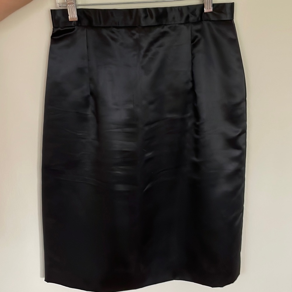 Black Satin Skirt size 6
